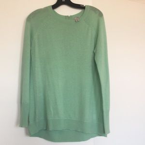 100% Cashmere mint Halogen Sweater